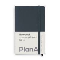 Produktbild Notizbuch A6 Hardcover Cool Coal Blanko, 192 Seiten