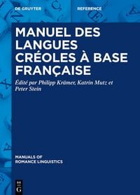 Produktbild: Manuel des langues cr&eacute;oles &agrave; base fran&ccedil;aise