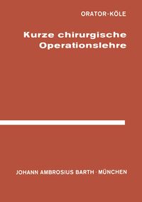 Produktbild: Kurze Chirurgische Operationslehre