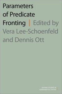 Produktbild: Parameters of Predicate Fronting
