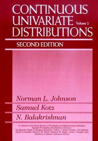 Produktbild: Continuous Univariate Distributions