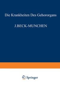 Produktbild: Die Krankheiten des Geh&ouml;rorgans