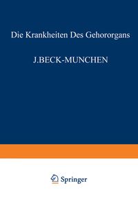 Produktbild: Die Krankheiten des Geh&ouml;rorgans