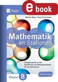 Produktbild: Mathe an Stationen 8 Gymnasium