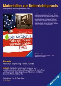Produktbild: Christopher Paul Curtis: Die Watsons fahren nach Birmingham - 1963
