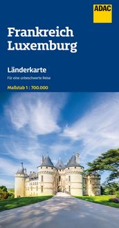 Produktbild: ADAC L&auml;nderkarte Frankreich, Luxemburg 1:700.000