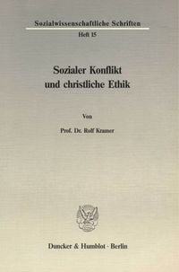 Produktbild: Sozialer Konflikt und christliche Ethik.