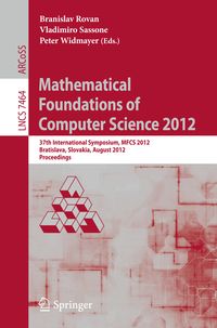 Produktbild: Mathematical Foundations of Computer Science 2012