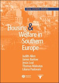 Produktbild: Housing and Welfare in Southern Europe