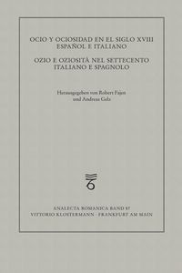 Produktbild: Ocio y ociosidad en el siglo XVIII espa&ntilde;ol e italiano