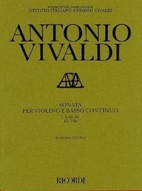 Produktbild: Sonata in G Major for Violin and Basso Continuo Rv798