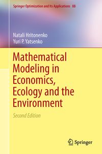 Produktbild: Mathematical Modeling in Economics, Ecology and the Environment