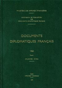 Produktbild: Documents diplomatiques francais