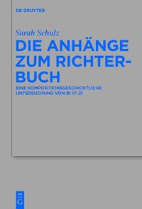 Produktbild: Die Anh&auml;nge zum Richterbuch