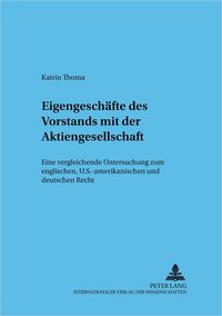 Produktbild: Eigengesch&auml;fte des Vorstands mit der Aktiengesellschaft