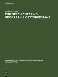 Produktbild: Zur Geschichte und Geographie Ostturkestans