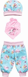 Produktbild: Heless - Puppen-Baby-Outfit Einhorn Emil Fee Emma, 3-teilig, Gr. 35-45 cm