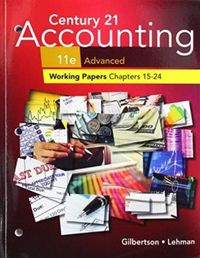 Produktbild: Print Student Working Papers (Chapters 15-24) for Century 21 Accounting: Advanced, 11th
