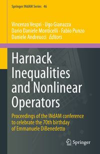 Produktbild: Harnack Inequalities and Nonlinear Operators
