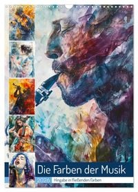 Produktbild: Die Farben der Musik (Wandkalender 2026 DIN A3 hoch), CALVENDO Monatskalender