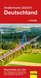 Produktbild: Stra&szlig;enkarte Deutschland 2023/24