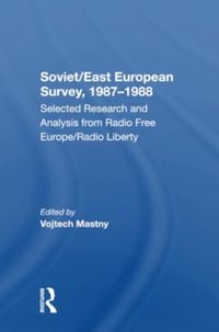 Produktbild: Mastny, V: Soviet/East European Survey, 1987-1988