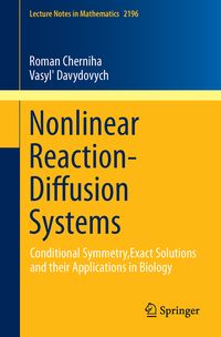 Produktbild: Nonlinear Reaction-Diffusion Systems