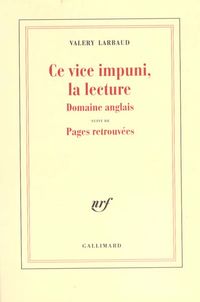 Produktbild: Ce vice impuni, la lecture: domaine anglais