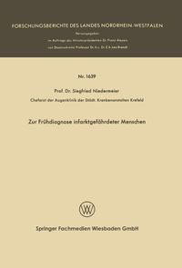 Produktbild: Zur Fr&uuml;hdiagnose infarktgef&auml;hrdeter Menschen