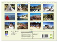 Bhutan - Frieden und Glück im Himalaya (Wandkalender 2024 DIN A4 quer), CALVENDO Monatskalender