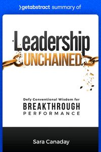 Produktbild: Summary of Leadership Unchained by Sara Canaday