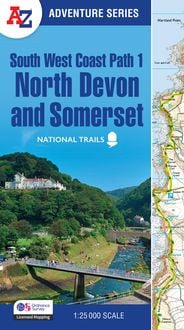Produktbild: South West Coast Path 1 - North Devon & Somerset