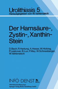 Bild vom Artikel Der Harnsäure-, Zystin-, Xanthin-Stein vom Autor D. Bach