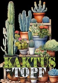 Produktbild: Kaktus im Topf Malbuch f&uuml;r Erwachsene
