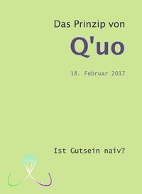 Produktbild: Das Prinzip von Q'uo (18. Februar 2017)