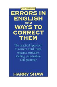 Produktbild: Errors in English and Ways to Correct Them