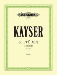 Produktbild: 36 Et&uuml;den op. 20 "F&uuml;r die Violine""