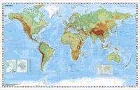 Bild vom Artikel Weltkarte physisch - Wandkarte laminiert vom Autor Heinrich Stiefel