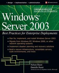 Produktbild: Windows Server 2003: Best Practices for Enterprise Deployments