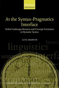 Produktbild: At the Syntax-Pragmatics Interface