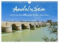Produktbild: Andalusien, historische Bauwerke, wei&szlig;e D&ouml;rfer, blaues Meer (Wandkalender 2026 DIN A4 quer), CALVENDO Monatskalender
