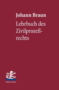Produktbild: Lehrbuch des Zivilproze&szlig;rechts