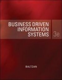 Produktbild: Baltzan, P: Business Driven Information Systems