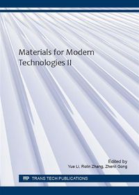 Produktbild: Materials for Modern Technologies II