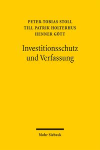 Produktbild: Investitionsschutz und Verfassung