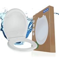 Produktbild: WC Sitz Mod. Ios Wei&szlig;, stabiler Toilettensitz mit Absenkautomatik