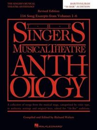 Produktbild: The Singer's Musical Theatre Anthology: 16-Bar Audition Baritone/Bass Edition Voice and Piano Audition Songbook for Broadway Musicals Nfmc 2024-2028 Selection Vocal Collection for Singers
