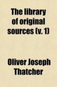 Produktbild: The Library of Original Sources (V. 1)