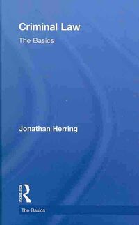 Produktbild: Herring, J: Criminal Law: The Basics