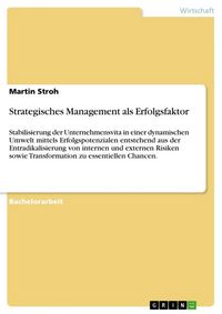 Produktbild: Strategisches Management als Erfolgsfaktor